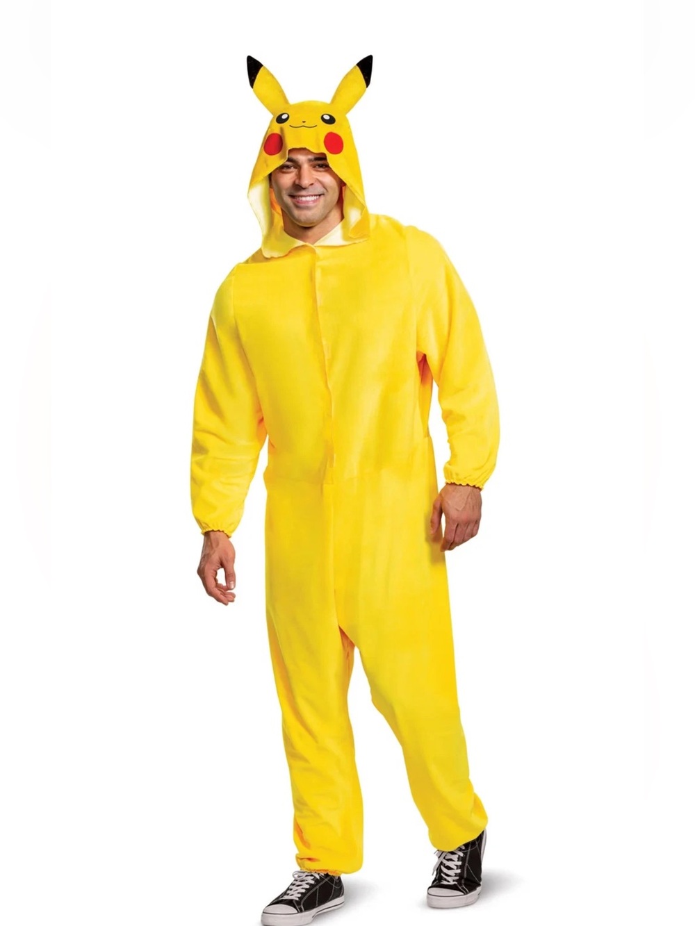 Yellow Pikachu Kids Costume Onesie Hoodie